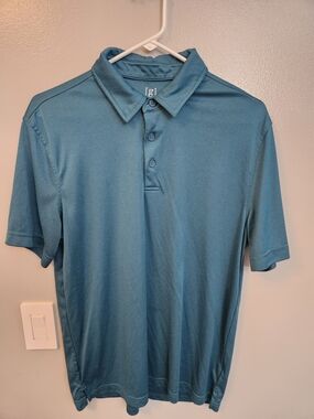 George Men's Teal Short-Sleeve Polo